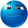 Эмодзи Blue faces