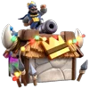 Эмодзи Clash Royale tower skins