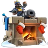 Эмодзи Clash Royale tower skins