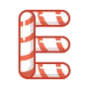 Эмодзи Candy alphabet
