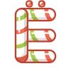 Эмодзи Candy alphabet