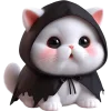Эмодзи Мрачный котик