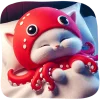Эмодзи Кот кальмар