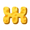 Эмодзи Cheese Font