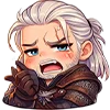 Эмодзи Chibi anime The Witcher