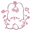 Эмодзи cute krolik ˚ʚ?ɞ˚