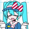 Эмодзи Hatsune Miku and Kasane Teto