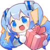 Эмодзи Hatsune Miku