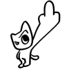 Эмодзи 𓃠 kitty / marvarto_o 𓃠