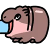 Эмодзи Little Hippo