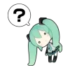 Эмодзи Hatsune Miku