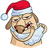 Эмодзи Новогодний Дигги