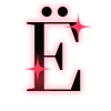 Эмодзи Neon Crush font