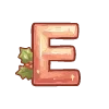 Эмодзи Новогодний шрифт