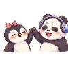 Эмодзи Pandas Life