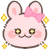 Эмодзи Pink Bunny
