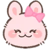 Эмодзи Pink Bunny