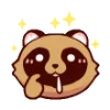 Эмодзи raccoons