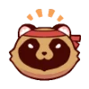 Эмодзи raccoons