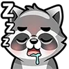 Эмодзи Raccoons
