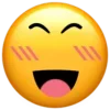 Эмодзи Roblox face emoji