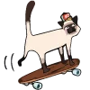 Эмодзи Skater