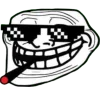 Эмодзи Troll Face
