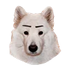 Эмодзи White Dog Emoji