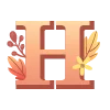 Эмодзи Осенний шрифт