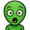 Эмодзи Пришелец