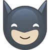 Эмодзи Batman TG