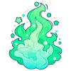 Эмодзи cute green