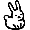 Эмодзи cute rabbit