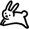 Эмодзи cute rabbit