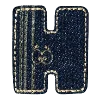 Эмодзи Denim letters