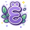 Эмодзи lavender paradise font