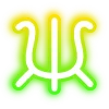 Эмодзи neon letters