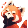 Эмодзи Red Pandas