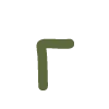 Эмодзи Зеленый шрифт