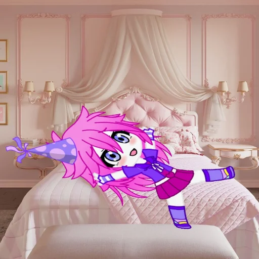 Эмодзи pink bedroom