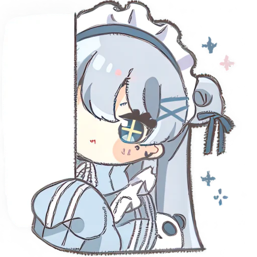 Эмодзи Горничная и панда