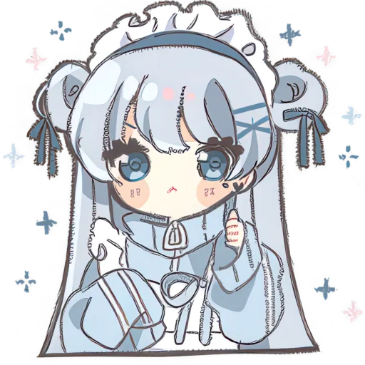 Эмодзи Горничная и панда