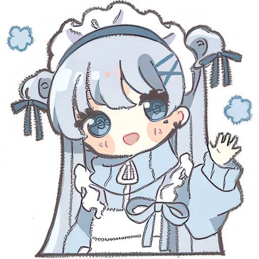 Эмодзи Горничная и панда