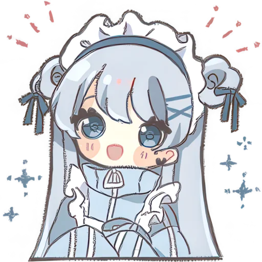 Эмодзи Горничная и панда