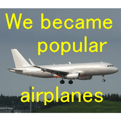 Эмодзи Aircrafts comments 006E by Yoshio Furuya