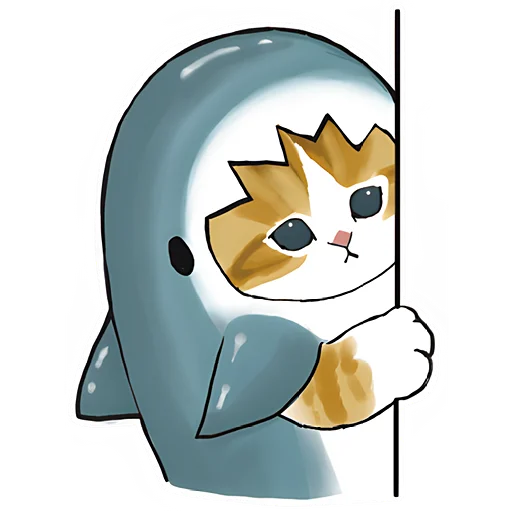 Эмодзи Акулы и котята 4