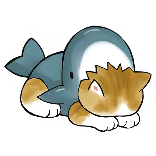 Эмодзи Акулы и котята 4