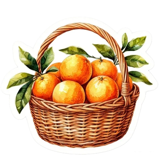 Эмодзи Акварельная зима