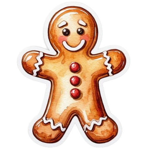 Эмодзи Акварельная зима