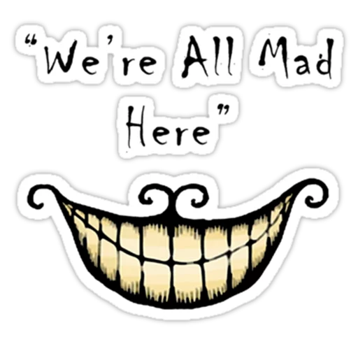 Эмодзи Alice in Wonderland